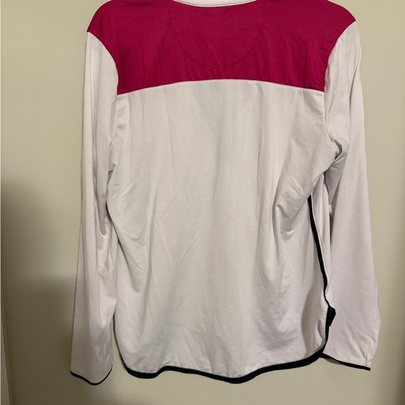 EP Pro White and Black Zippered Polo Top - Picture 3 of 3